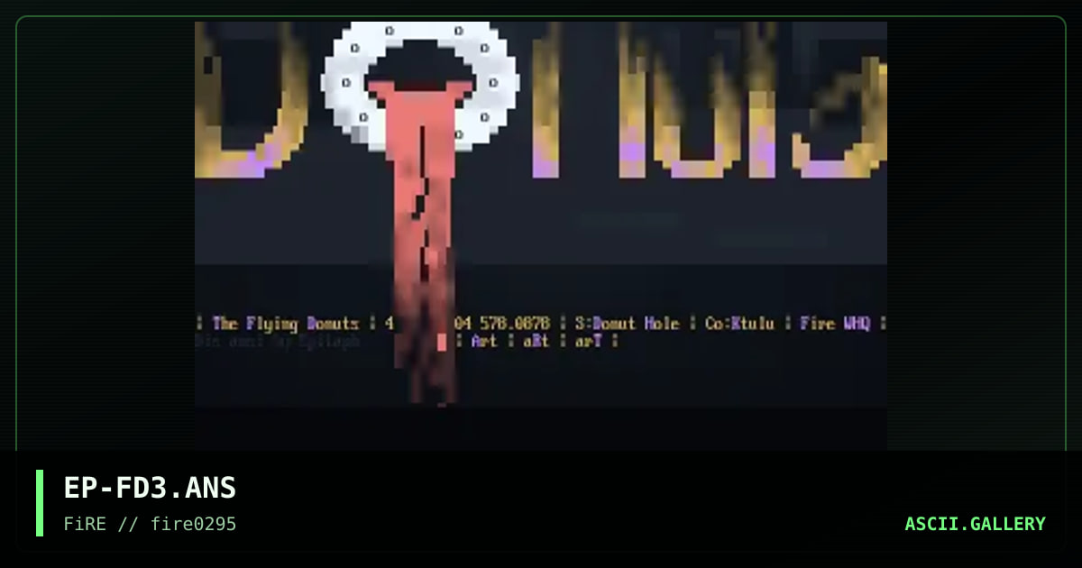 The Flying Donuts, by epitaph, 1995