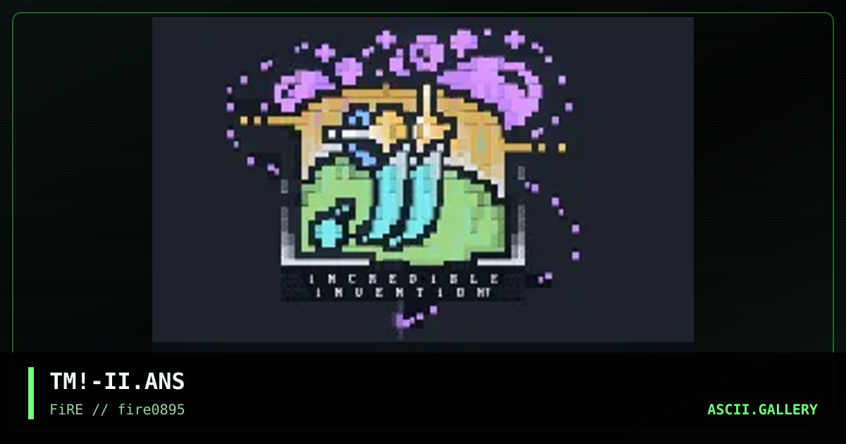 Incredible Invention, by tyme, 1995
