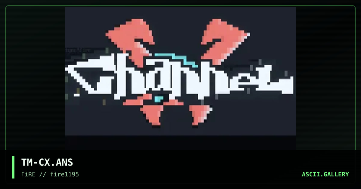 Channel X, by tyme, 1995