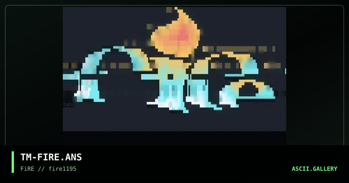 Fire Promotional, by tyme, 1995