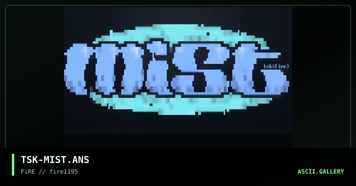Mist, by the silent killer, 1995