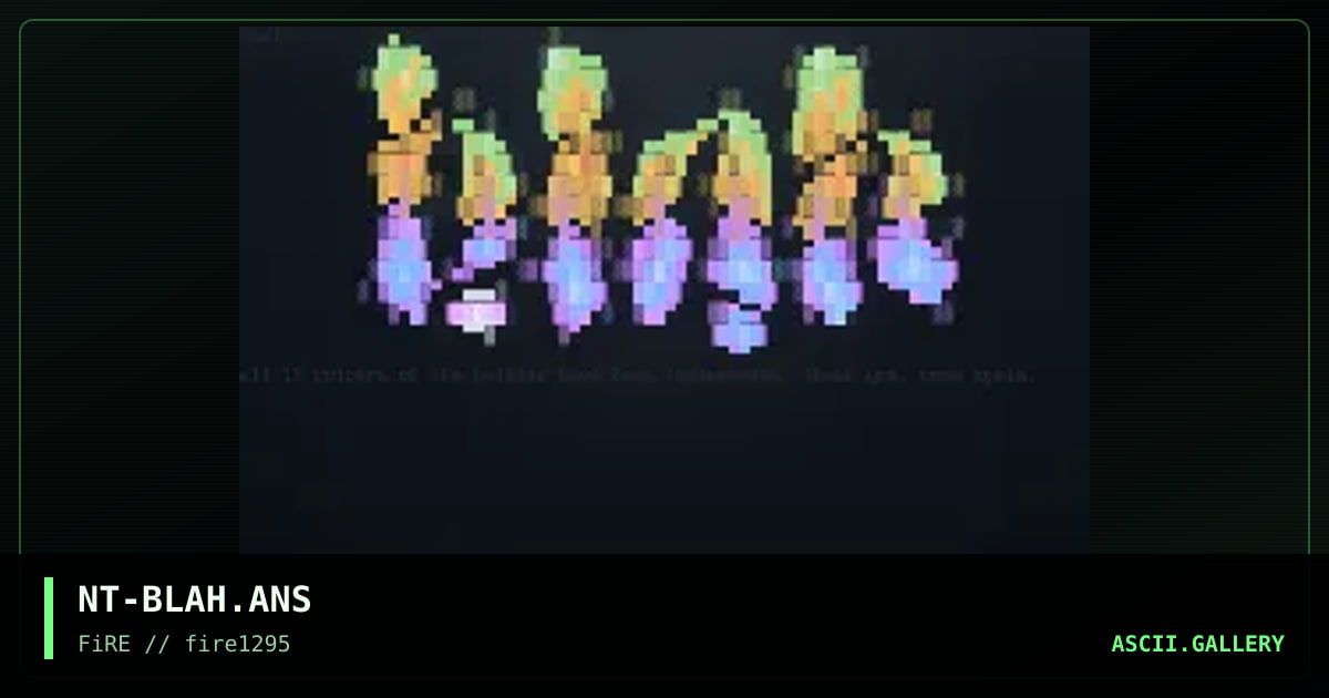 Blah, by nootropic, 1995