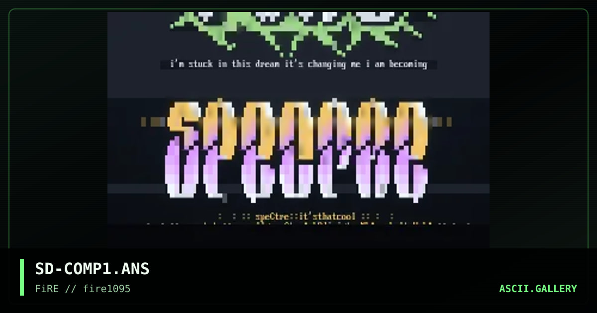 Font Compilation 1, by silver dragon, 1995
