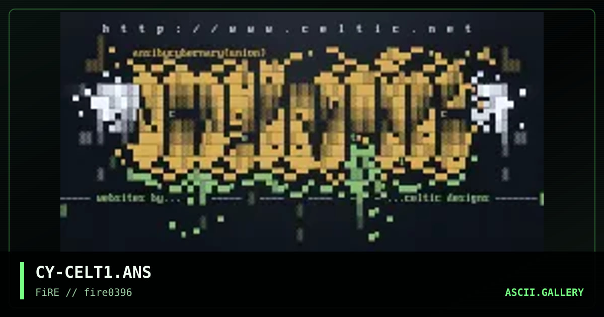 celtic designs #01, by cybernary, 1996