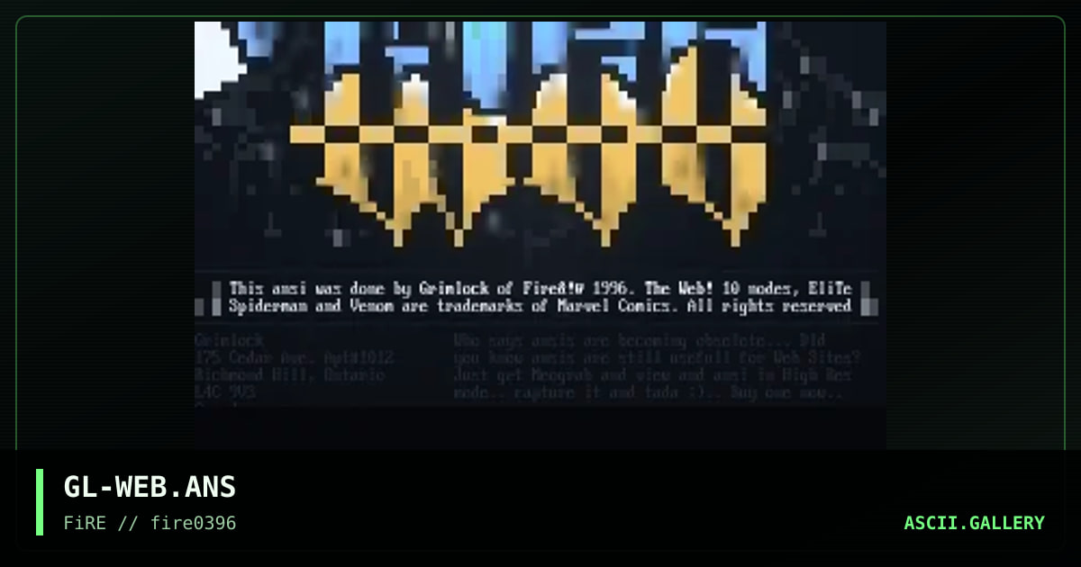 The Web, by grimlock, 1996