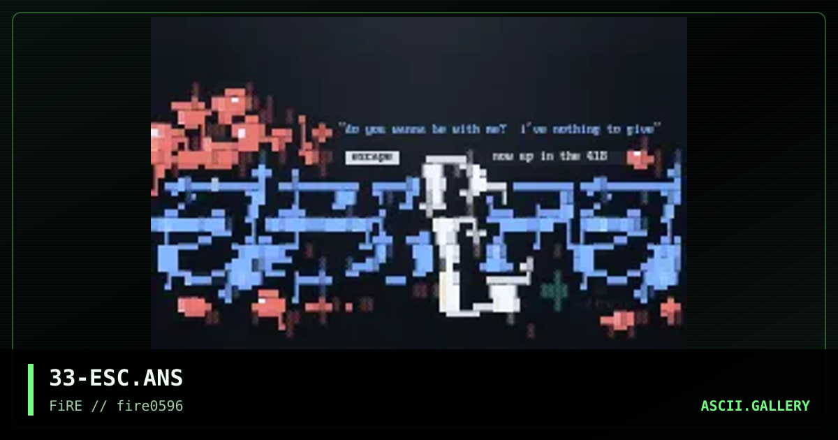 Escape, by eerie, 1996