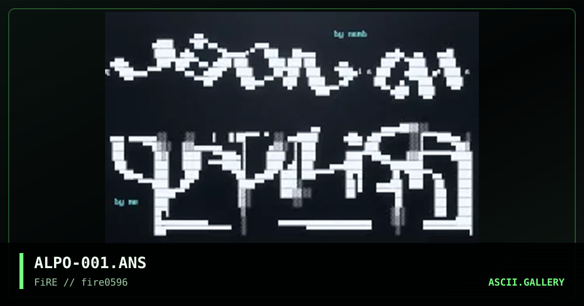 Alpolio - Comp, the First, by halaster, numb, 1996