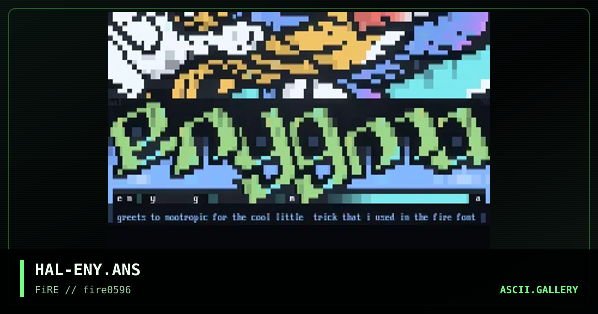 Enygma, by halaster, 1996