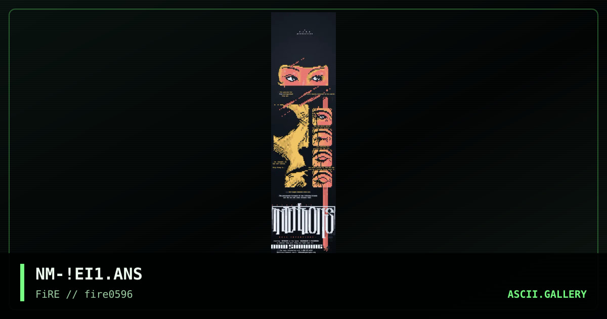 Evil Intentions, by numb, 1996