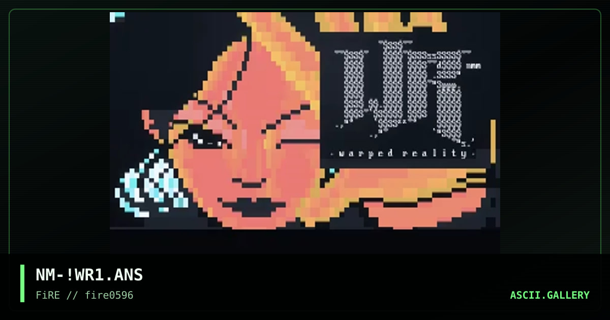 Warped Reality, by numb, 1996