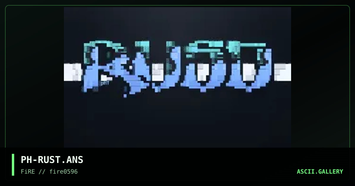 Rust, by psychoholic, 1996