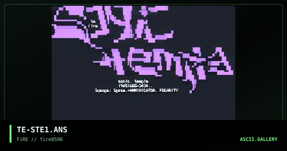 Sonic Temple, by the extremist, 1996