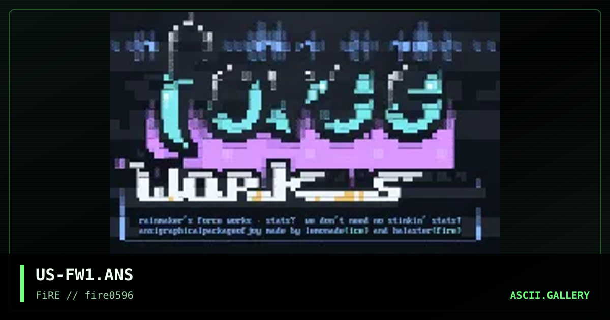 Force Works, by halaster, lemonade, 1996