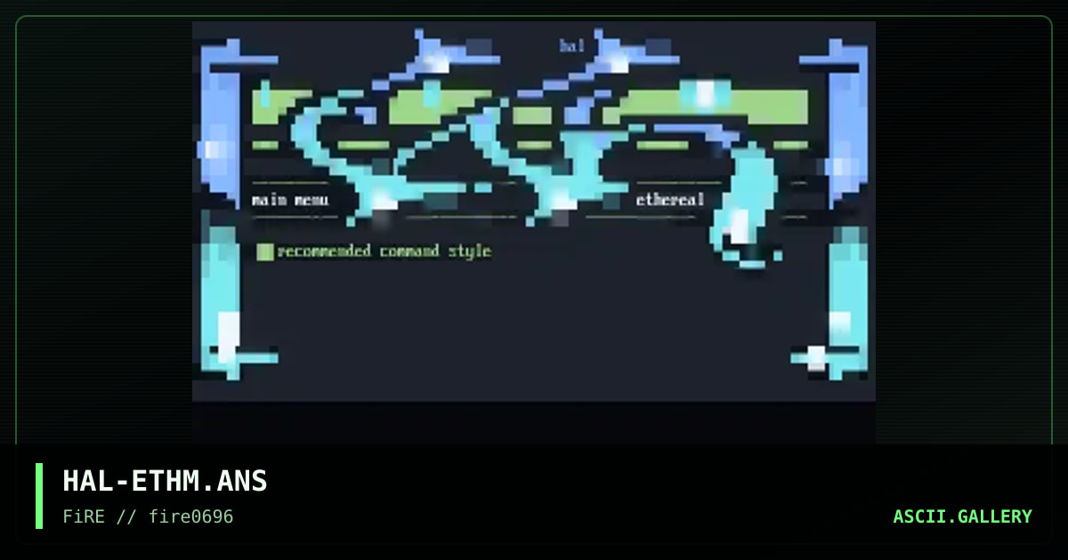 Ethereal Menu Template, by halaster, 1996