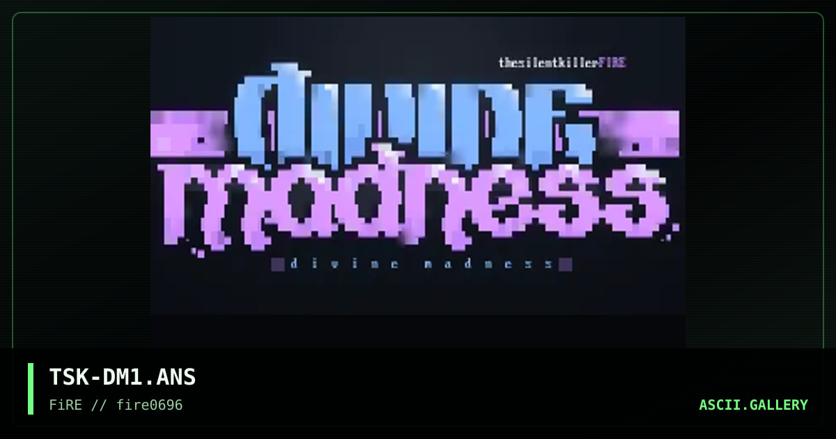 Devine Madness, by the silent killer, 1996