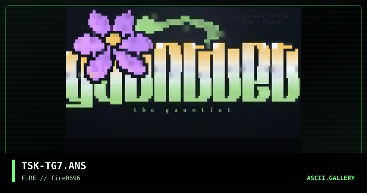 The Guantlet, by the silent killer, 1996
