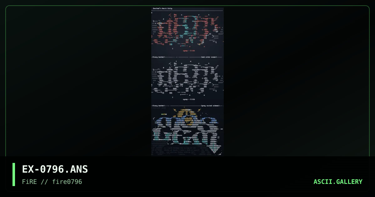 Ascii Colly 07/96, by exulted, 1996