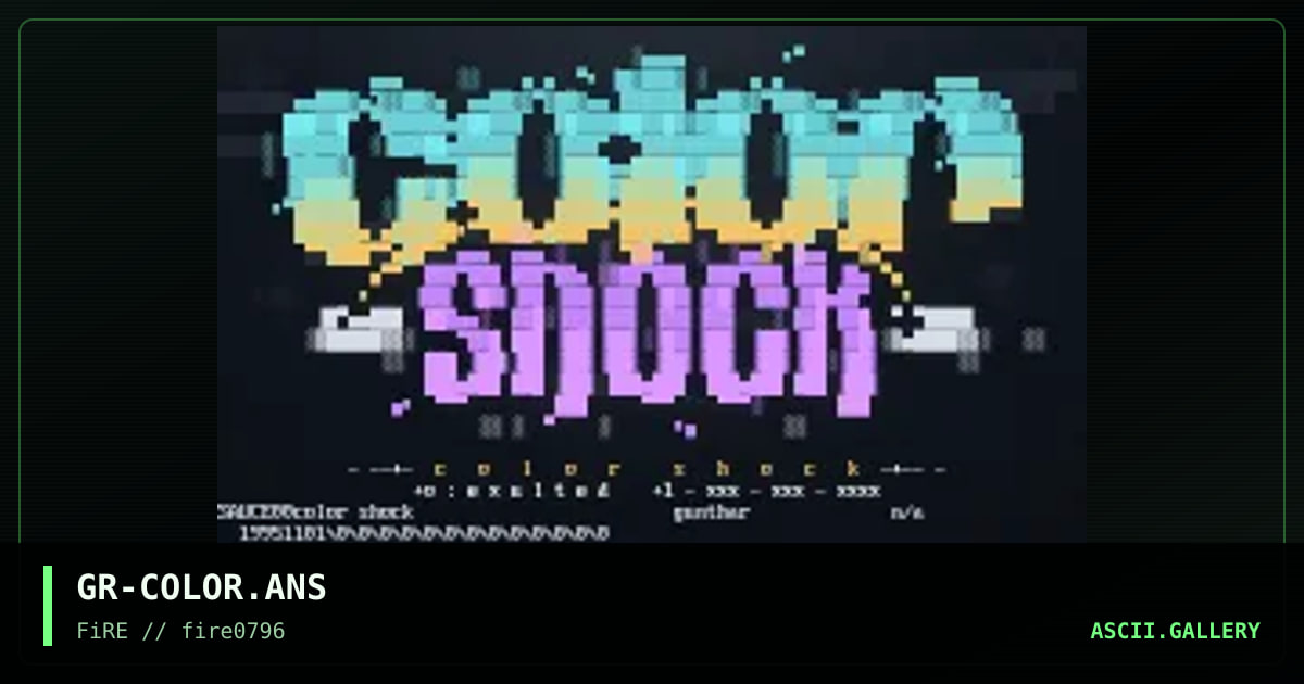 color shock, by gunthar, 1996