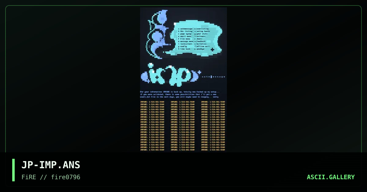 Impure 514-441-5540, by jeepee, 1996