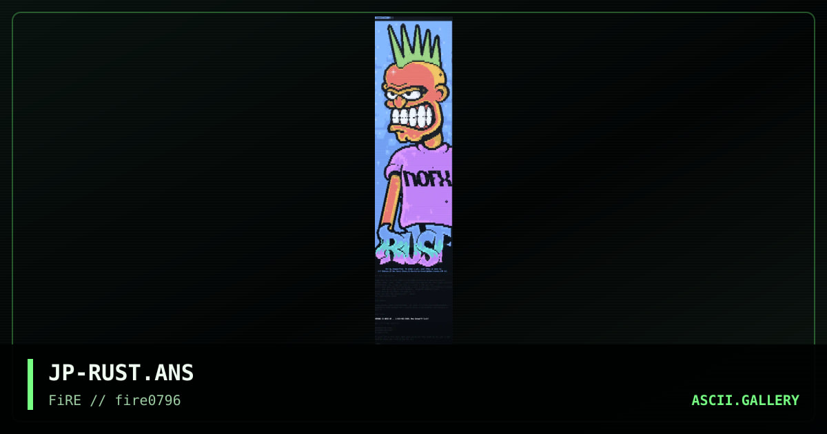 MassMurderer's Rust, by jeepee, 1996