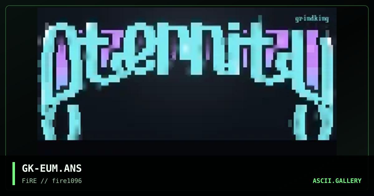 Eternity Underground Menu, by grind king, 1996