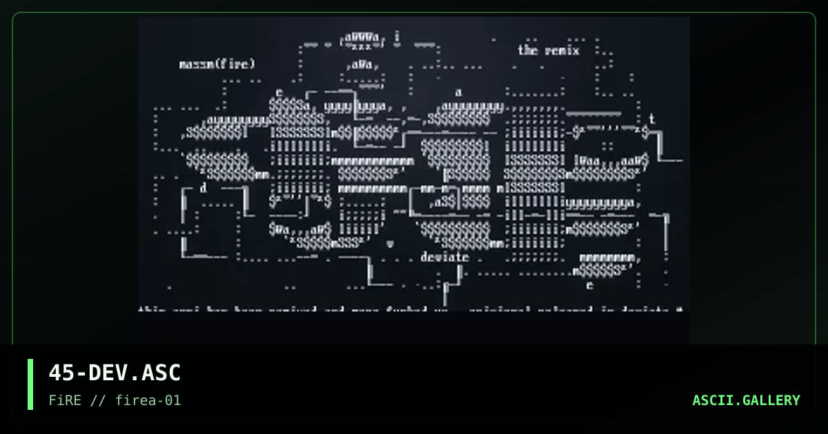 deviate, by mass murderer, 1996