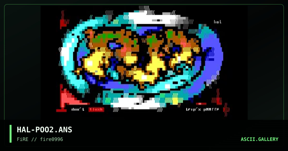 Poo - Font Too, by halaster, 1996