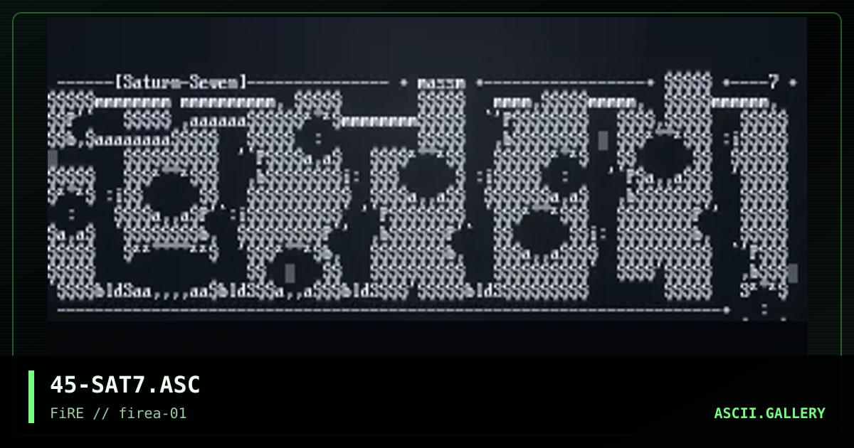 saturn 7, by mass murderer, 1996