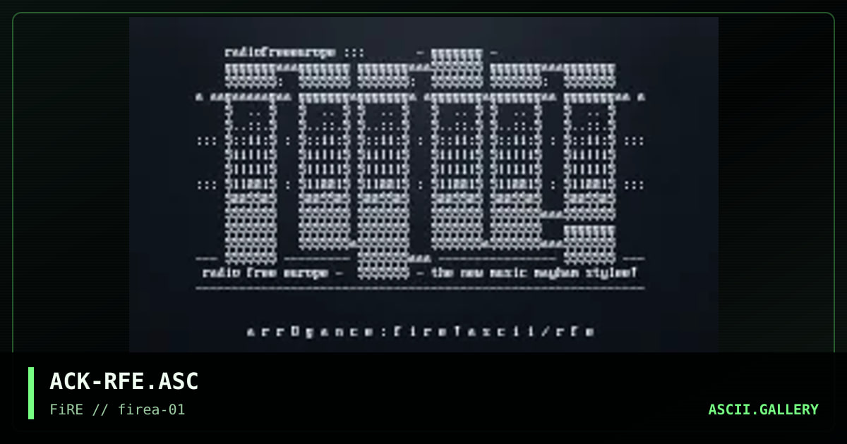 radio free europe, by ack, 1996
