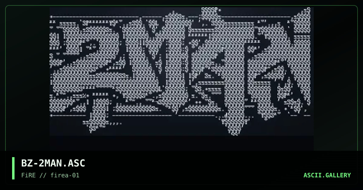 2man, by blatz, 1996