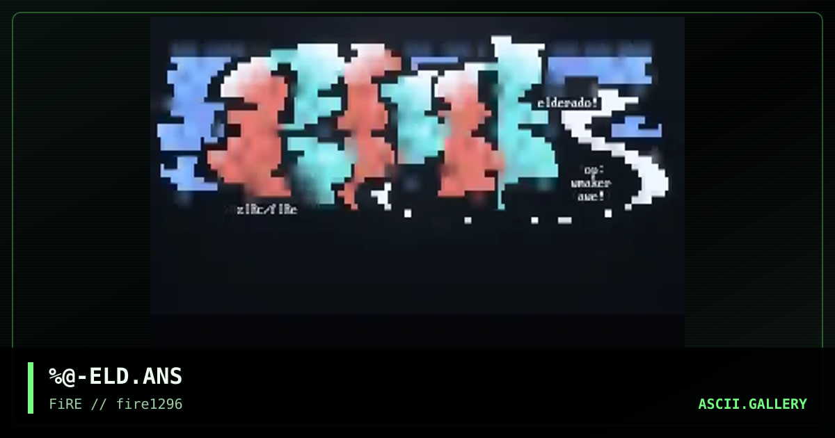 Eldorado, by zircus, 1996