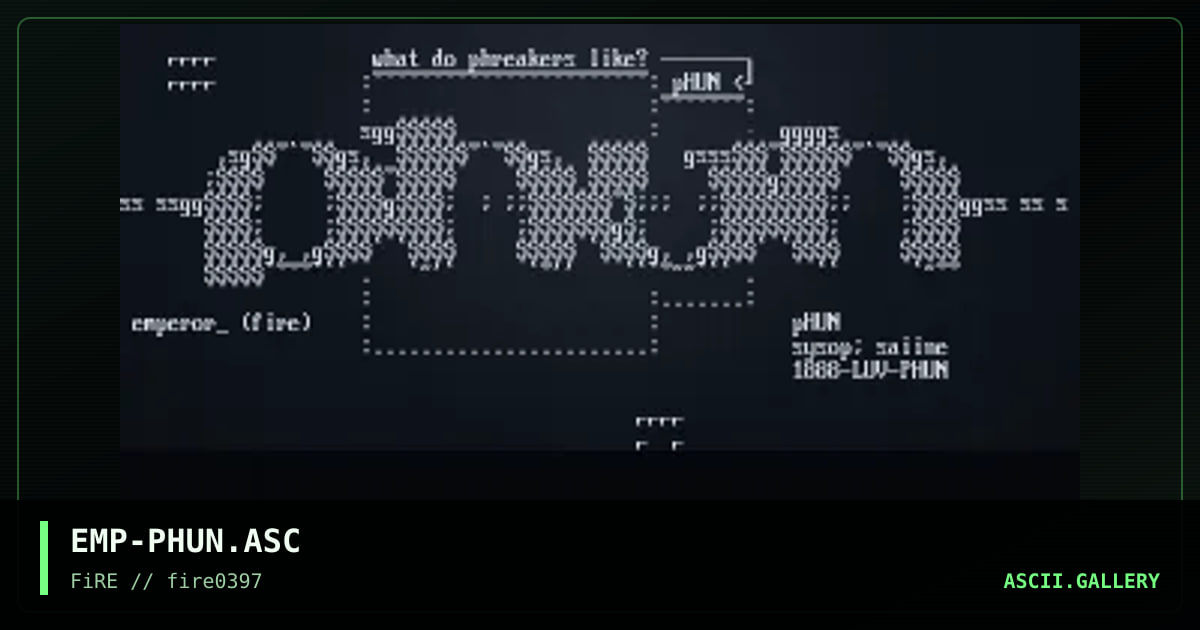 pHUN, by the emperor, 1997