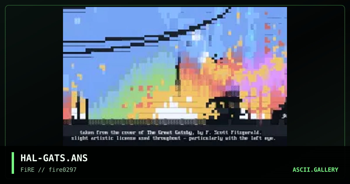 The Great Gatsby, by halaster, 1997