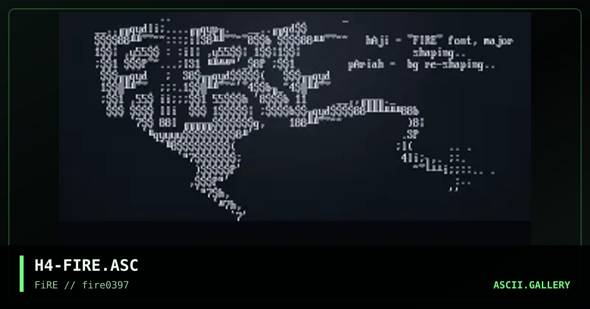 FIRE promo, by haji, 1997