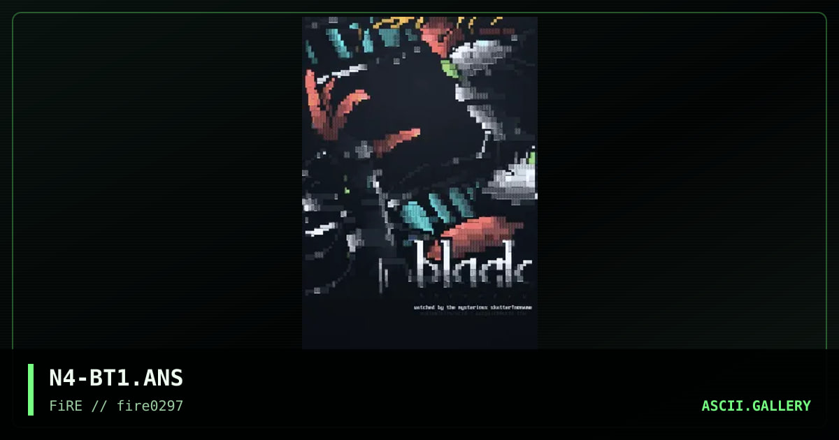 Black Thursday, by sodium, 1997