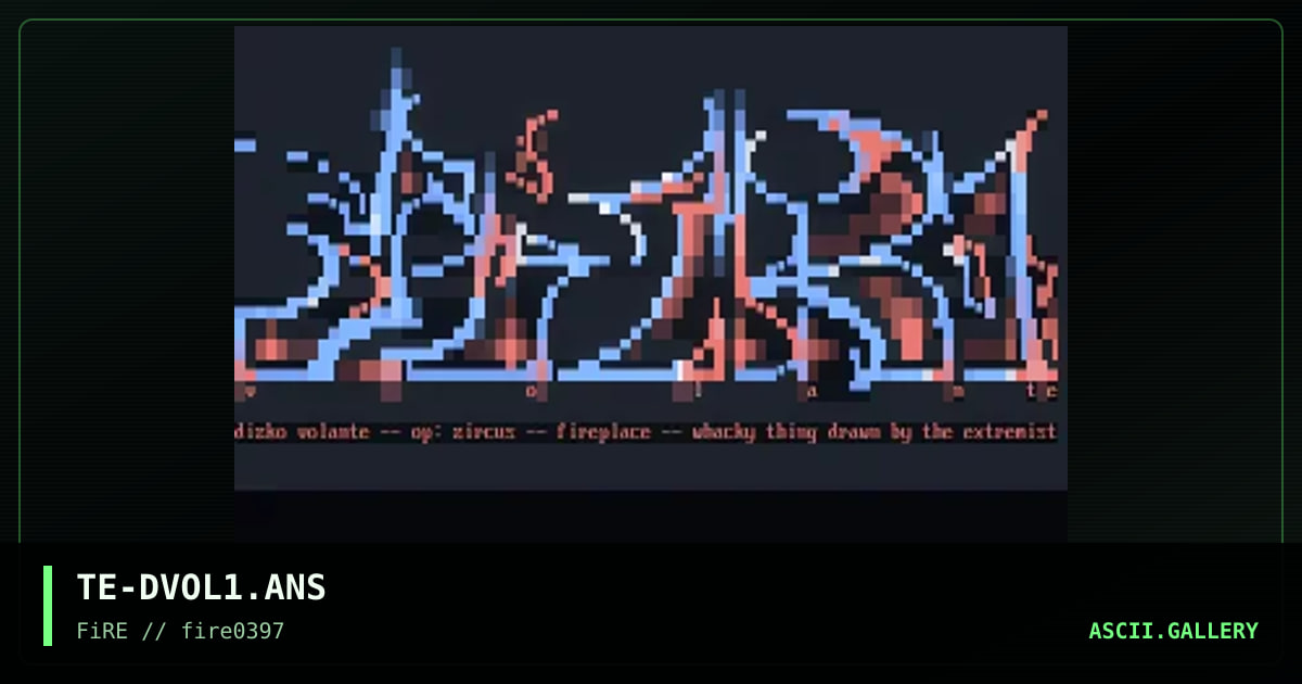 Disco Volante, by the extremist, 1997