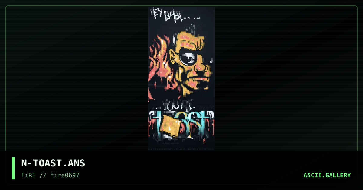 toast, by nail, 1997
