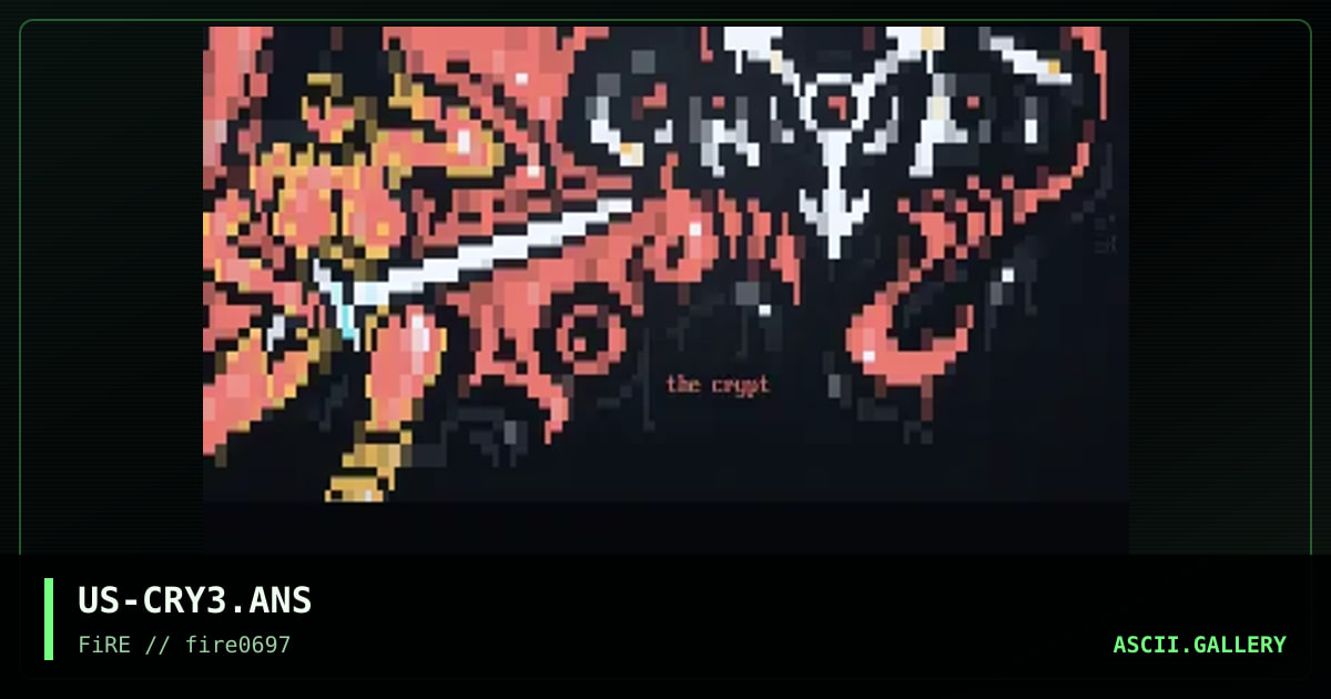 the crypt, by nail, shadow, 1997