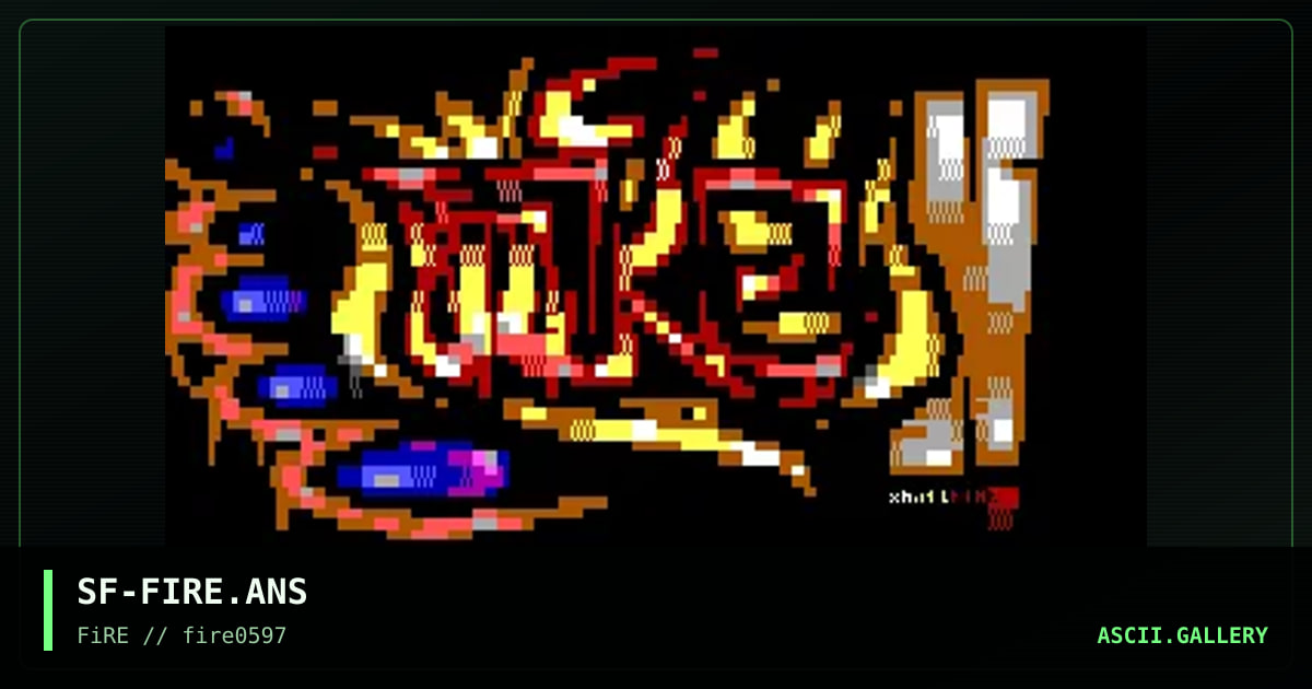 fire promotional, by shaft, 1997