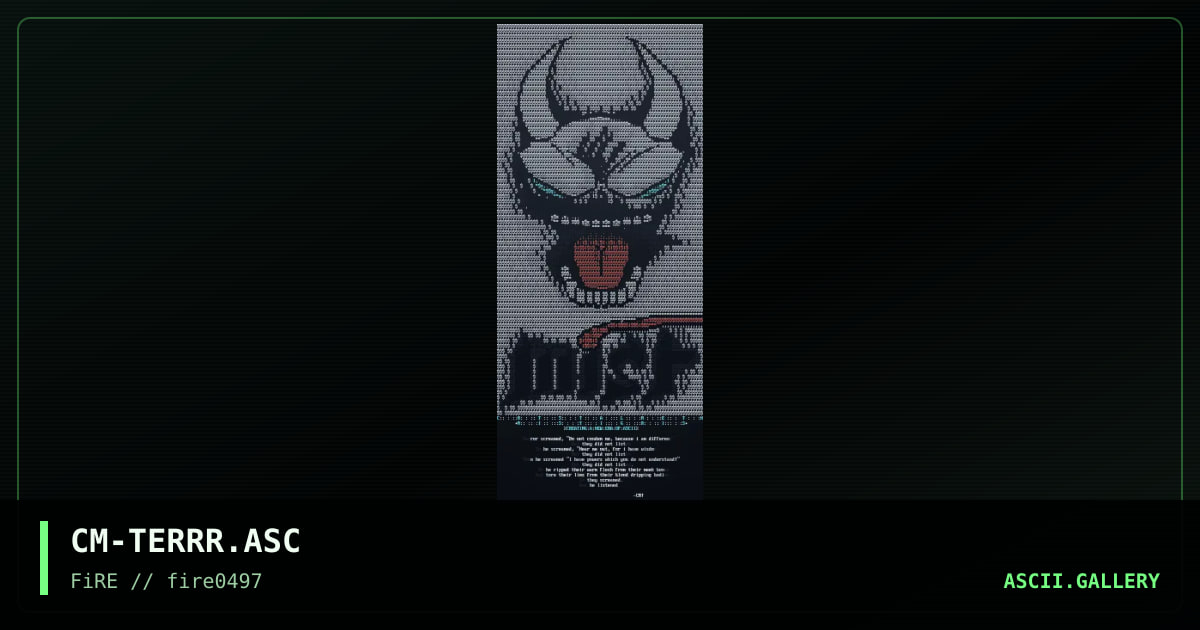 Mistigris promo (100% original), by crystalmeth, 1997
