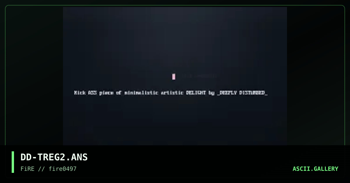 Dd's ansi revolution!  (GUEST SPOT), by deeply disturbed, 1997