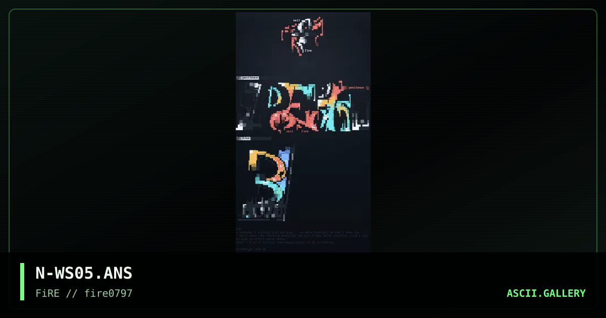 stuff, by nail, 1997