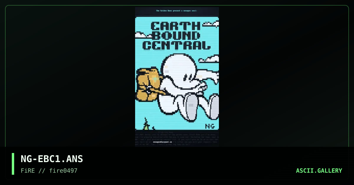Earthbound Central, by nosegos, 1997