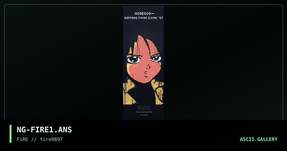 fire promo., by nosegos, 1997