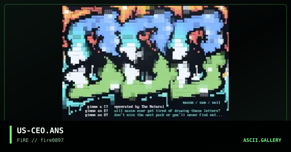 CEO, by nail, 1997