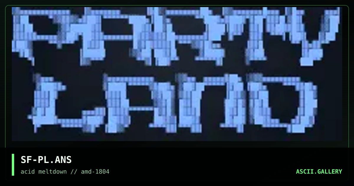 SF-PL.ANS, by spitface, 1997