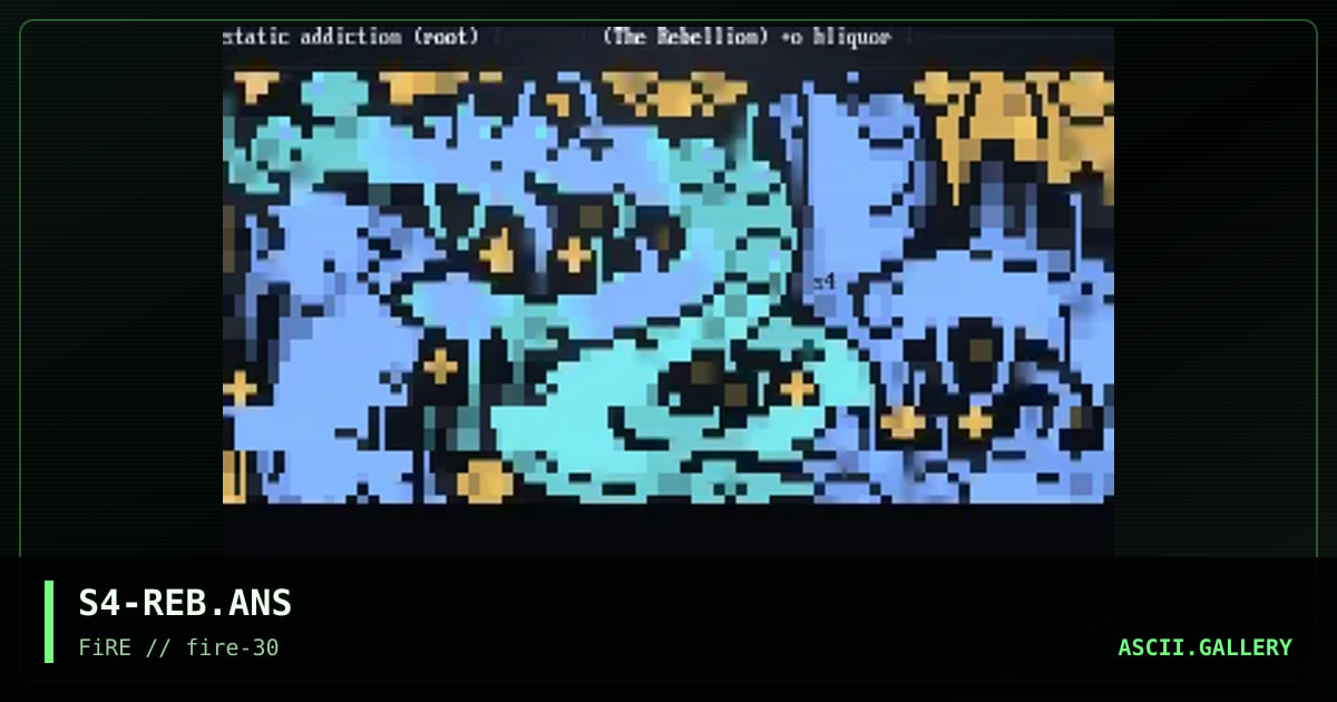 the rebellion, by static addiction, 1997