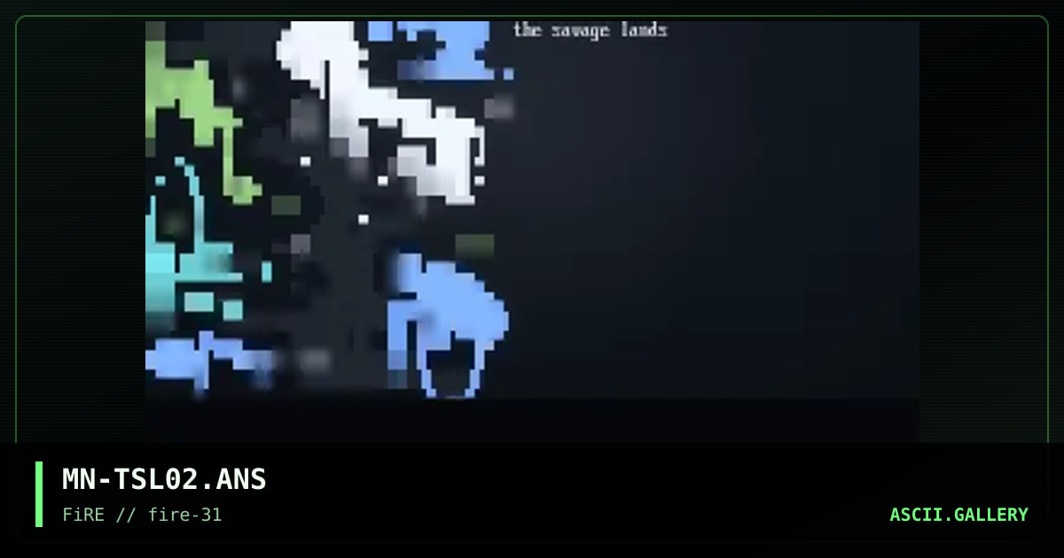 the savage lands, by menace, 1998