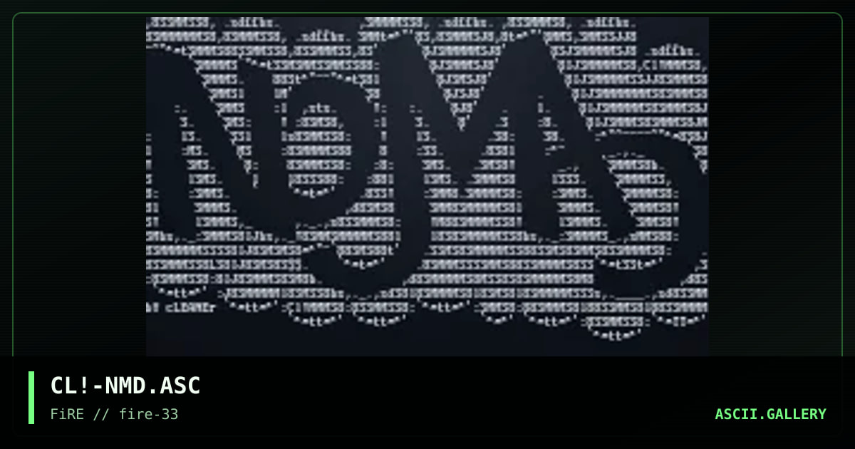 nOMAd^nFo^hEADEr, by cleaner, 1998