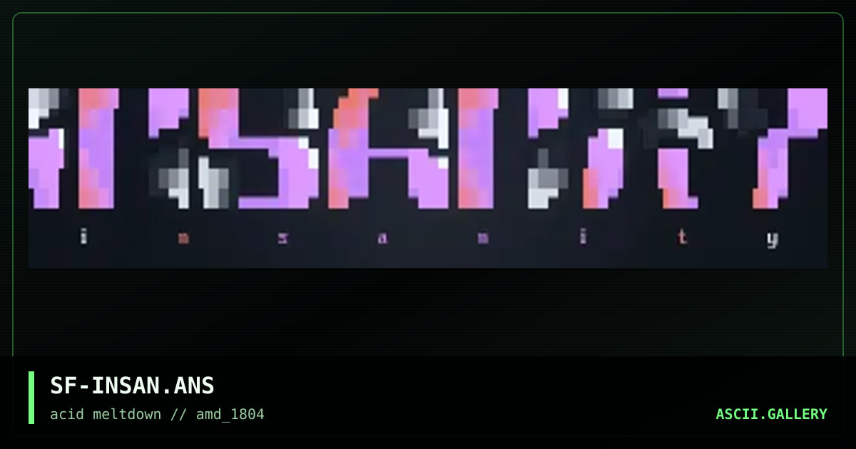 SF-INSAN.ANS, by spitface, 1997